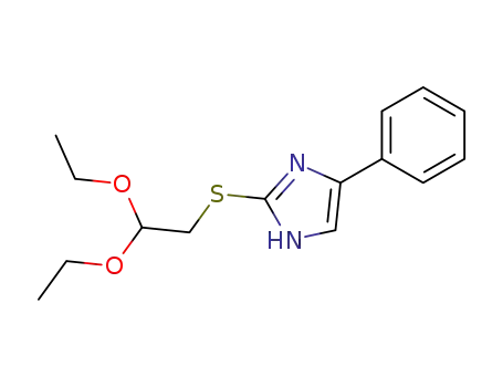 2-(4-phenyl-1<sup>(3)</sup><i>H</i>-imidazol-2-ylmercapto)-acetaldehyde-diethylacetal