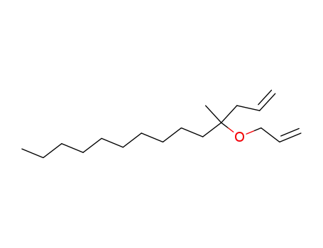 Molecular Structure of 594822-13-6 (1-Tetradecene, 4-methyl-4-(2-propenyloxy)-)