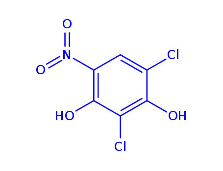 Molecular Structure of 693782-43-3 (1,3-Benzenediol, 2,4-dichloro-6-nitro- (9CI))
