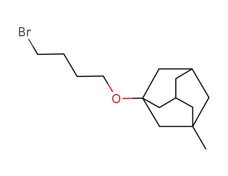 Molecular Structure of 73367-63-2 (3-(4-Bromo-butoxy)-1-methyl-adamantane)