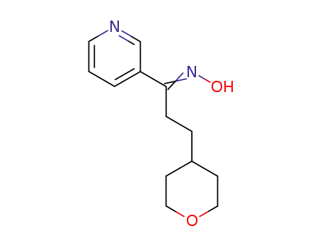 1-(pyridin-3-yl)-3-(tetrahydro-2H-pyran-4-yl)propan-1-one oxime