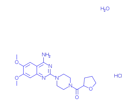 Molecular Structure of 70024-40-7 (Terazosin hydrochloride dihydrate)