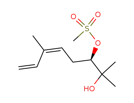 Methanesulfonic acid (Z)-(R)-1-(1-hydroxy-1-methyl-ethyl)-4-methyl-hexa-3,5-dienyl ester