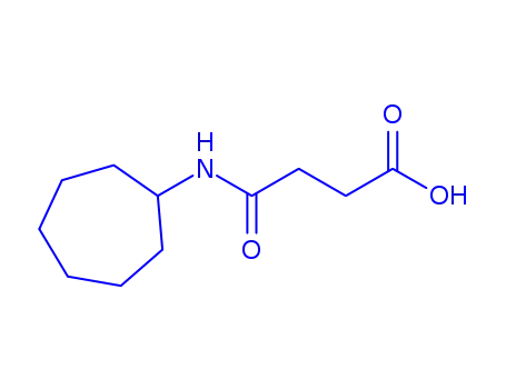 Molecular Structure of 545349-11-9 (4-(cycloheptylamino)-4-oxobutanoic acid)