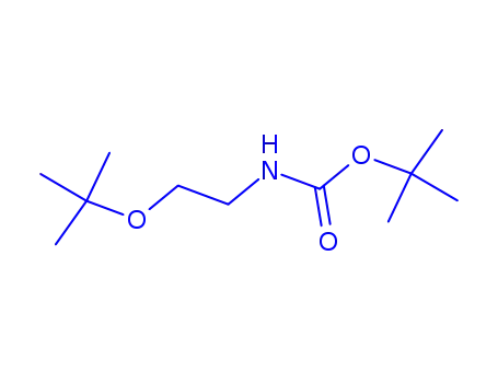 Molecular Structure of 547755-62-4 (Carbamic acid, [2-(1,1-dimethylethoxy)ethyl]-, 1,1-dimethylethyl ester (9CI))