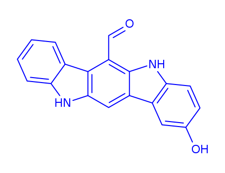 5,11-Dihydro-2-hydroxyindolo[3,2-b]carbazole-6-carboxaldehyde