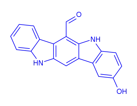 5,11-Dihydro-2-hydroxyindolo[3,2-b]carbazole-6-carboxaldehyde