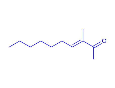 Molecular Structure of 54411-03-9 (3-Methyl-3-decen-2-one)