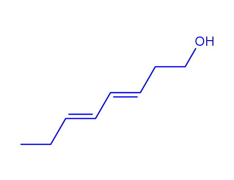 Molecular Structure of 70664-96-9 (3,5-Octadien-1-ol, (3Z,5E)-)