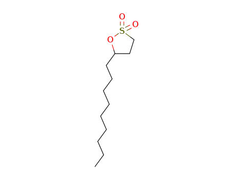 Molecular Structure of 2084-25-5 (1,2-Oxathiolane, 5-nonyl-, 2,2-dioxide)