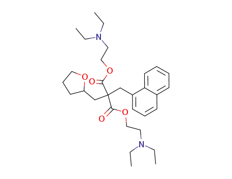 bis(2-diethylaminoethyl) 1-(tetrahydro-2-furyl)-3-(1-naphthyl)propane-2,2-dicarboxylate
