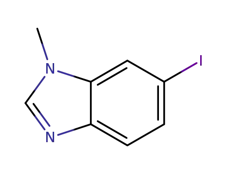 Molecular Structure of 705262-58-4 (6-iodo-1-methyl-1H-benzo[d]imidazole)
