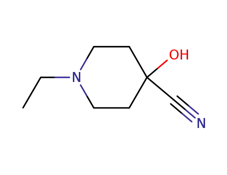 4-Piperidinecarbonitrile, 1-ethyl-4-hydroxy-