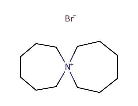 Molecular Structure of 56496-17-4 (7-Azoniaspiro[6.6]tridecane, bromide)