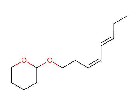 Molecular Structure of 85722-78-7 (2-[((3Z,5E)-Octa-3,5-dienyl)oxy]-tetrahydro-pyran)