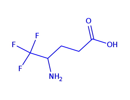 Molecular Structure of 70961-08-9 (4-AMINO-5,5,5-TRIFLUOROPENTANOIC ACID)