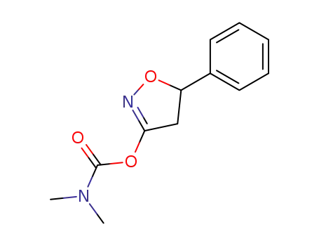 Molecular Structure of 62243-13-4 (Carbamic acid, dimethyl-, 4,5-dihydro-5-phenyl-3-isoxazolyl ester)