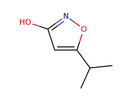 Molecular Structure of 10004-47-4 (3(2H)-Isoxazolone, 5-(1-methylethyl)-)