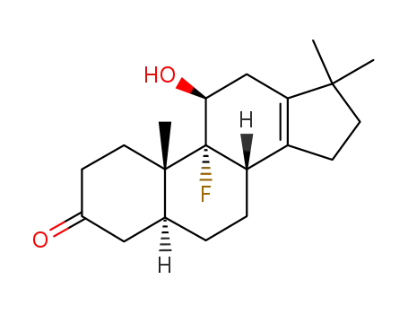 11β-Hydroxy-17,17-dimethyl-9α-fluoro-18-nor-5α-androst-13-en-3-one