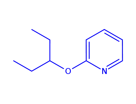 Molecular Structure of 551945-15-4 (Pyridine, 2-(1-ethylpropoxy)- (9CI))