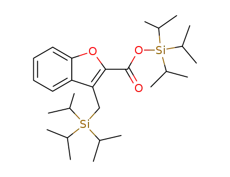 Triisopropylsilyl 3-(triisopropylsilylmethyl)benzofuran-2-carboxylate