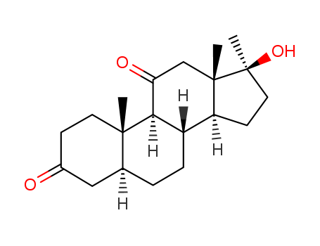 Androstane-3,11-dione,17-hydroxy-17-methyl-, (5a,17b)- (9CI) cas  5585-95-5