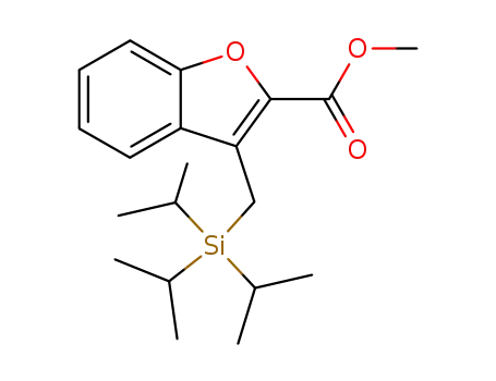 3-[(Triisopropylsilanyl)-methyl]-benzofuran-2-carboxylic acid methyl ester