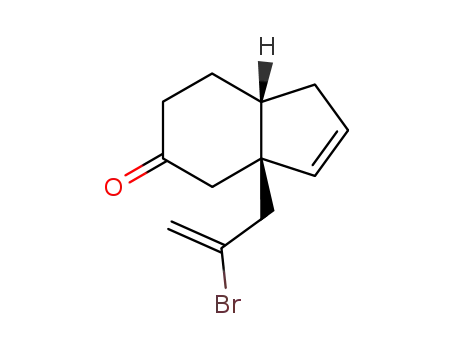 (3aS,7aR)-3a-(2-Bromo-allyl)-1,3a,4,6,7,7a-hexahydro-inden-5-one