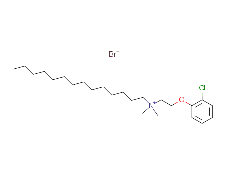 [2-(2-chloro-phenoxy)-ethyl]-dimethyl-tetradecyl-ammonium; bromide