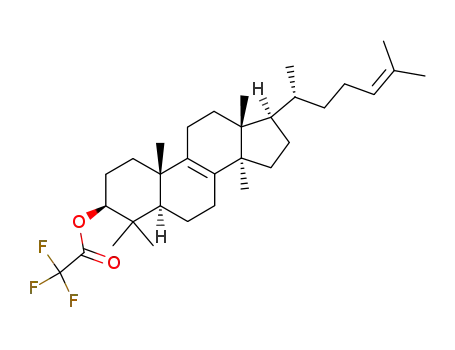 Molecular Structure of 10112-12-6 (Lanosterin-trifluoracetat)