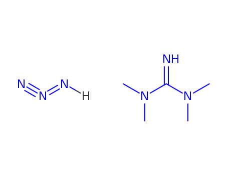 Molecular Structure of 56899-56-0 (N,N,N',N'-TETRAMETHYLGUANIDINIUM AZIDE)