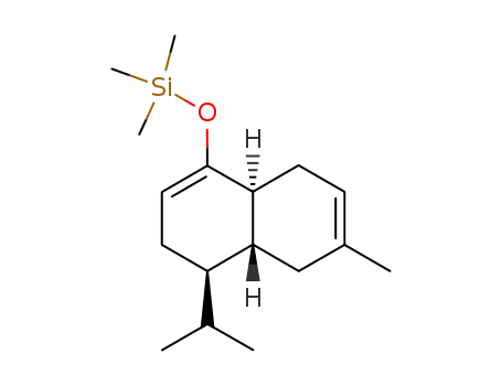 ((4R,4aR,8aS)-4-Isopropyl-6-methyl-3,4,4a,5,8,8a-hexahydro-naphthalen-1-yloxy)-trimethyl-silane