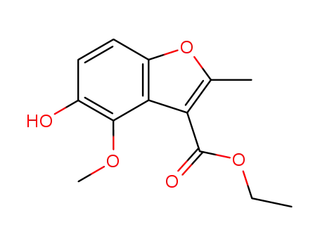 2-Methyl-3-ethoxycarbonyl-4-methoxy-5-hydroxybenzofuran