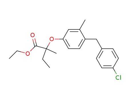 Ethyl (+-)-2-(4-((4-chlorophenyl)methyl)-3-methylphenoxy)-2-methylbutanoate