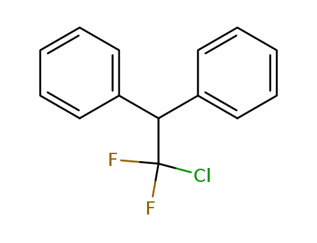 Molecular Structure of 434-71-9 (1-chloro-1,1-difluoro-2,2-diphenyl-ethane)