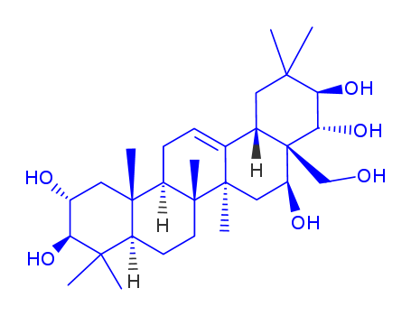 Olean-12-ene-2α,3β,16β,21β,22α,28-hexol