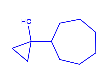 Molecular Structure of 577968-06-0 (Cyclopropanol, 1-cycloheptyl- (9CI))