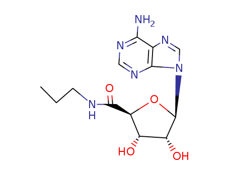 (2S,3S,4R,5R)-5-(6-amino-9H-purin-9-yl)-3,4-dihydroxy-N-propyltetrahydrofuran-2-carboxamide (non-preferred name)