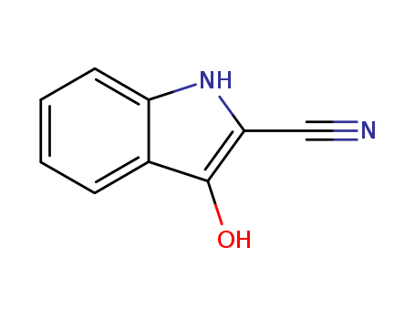 1H-Indole-2-carbonitrile, 3-hydroxy-