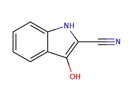 Molecular Structure of 57477-60-8 (2-Cyano-3-hydroxy-indol)