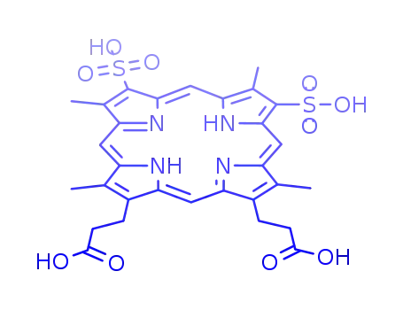 Deuteroporphyrin IX 2,4-disulfonic acid dimethyl ester disodium salt