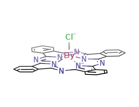 Molecular Structure of 56604-52-5 (dysprosium phthalocyanine chloride)