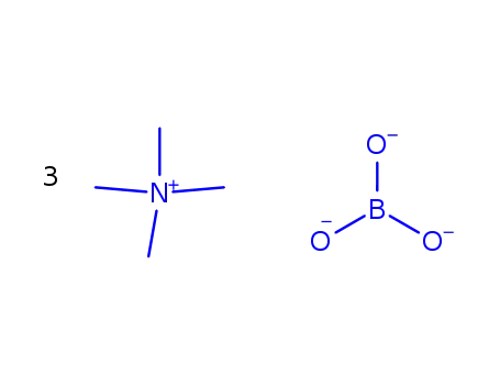 Molecular Structure of 58272-25-6 (boric acid,tetramethylammonium)