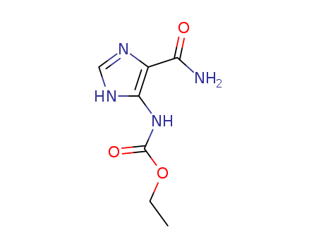 Carbamic acid,[5-(aminocarbonyl)-1H-imidazol-4-yl]-, ethyl ester (9CI) cas  59727-29-6