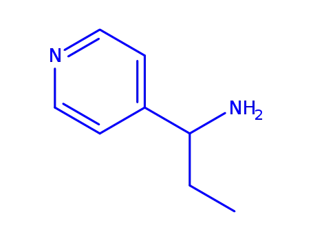 Molecular Structure of 60289-68-1 (1-PYRIDIN-4-YL-PROPYLAMINE)