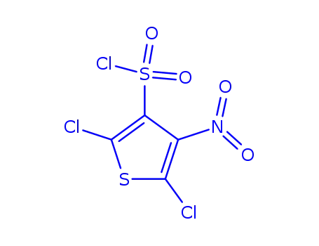 2,5-디클로로-4-니트로티오펜-3-설포닐 클로라이드