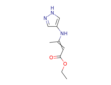 2-Butenoic acid, 3-(1H-pyrazol-4-ylamino)-, ethyl ester