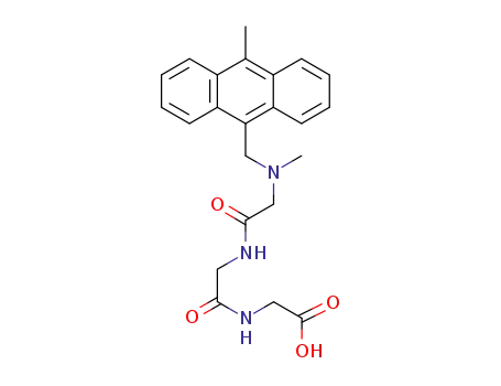Molecular Structure of 60084-77-7 (N-methyl-N-[(10-methylanthracen-9-yl)methyl]glycylglycylglycine)