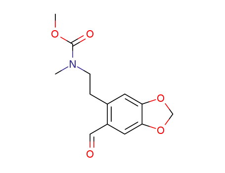 [2-(6-formyl-benzo[1,3]dioxol-5-yl)-ethyl]-methyl-carbamic acid methyl ester