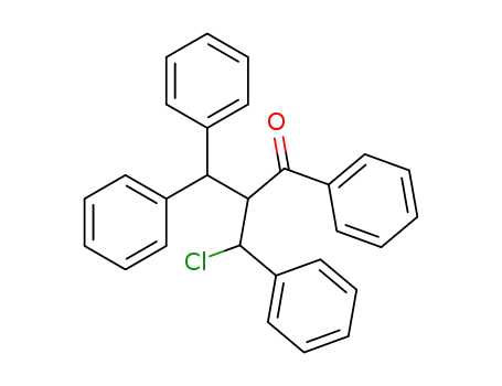 2-benzhydryl-3-chloro-1,3-diphenyl-propan-1-one